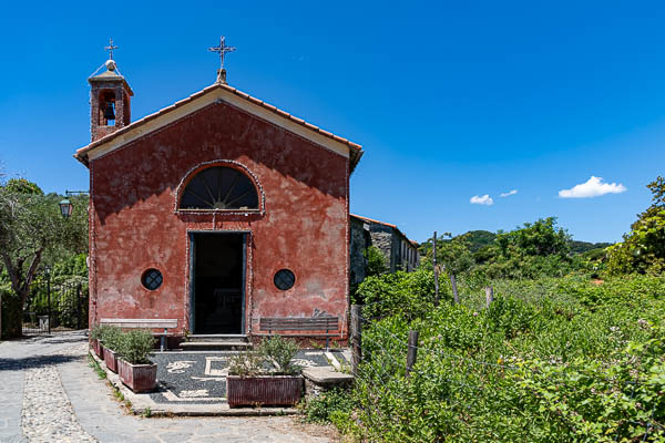 Presqu'île de Portofino : chapelle San Sebastiano