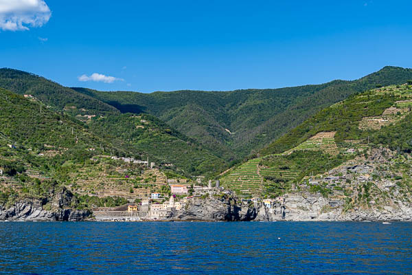 Vernazza vue de la mer