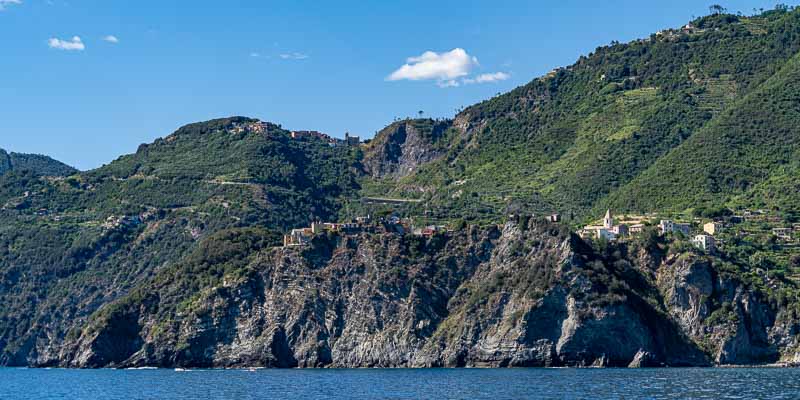 Corniglia vue de la mer