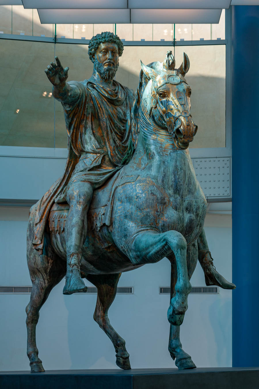 musée du Capitole : statue de Marc-Aurèle