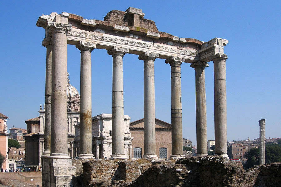 Forum, temple de Saturne