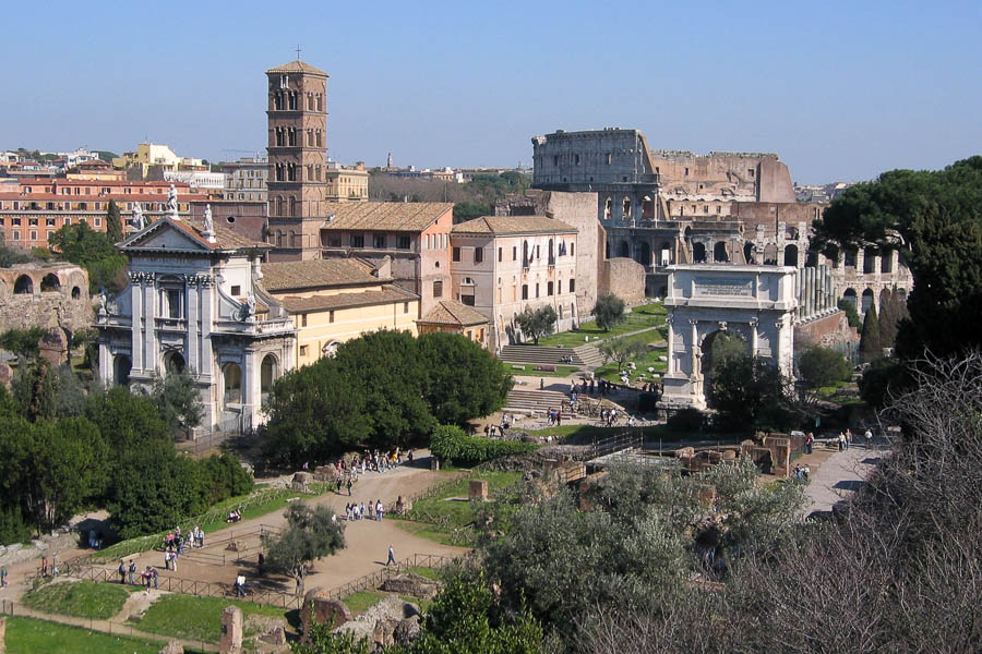 Forum depuis le Palatin