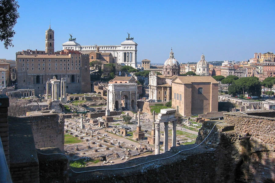 Forum depuis le Palatin