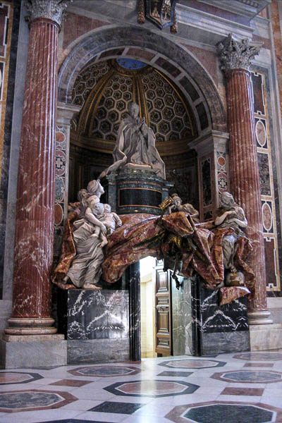 basilique Saint-Pierre, monument d'Alexandre VII