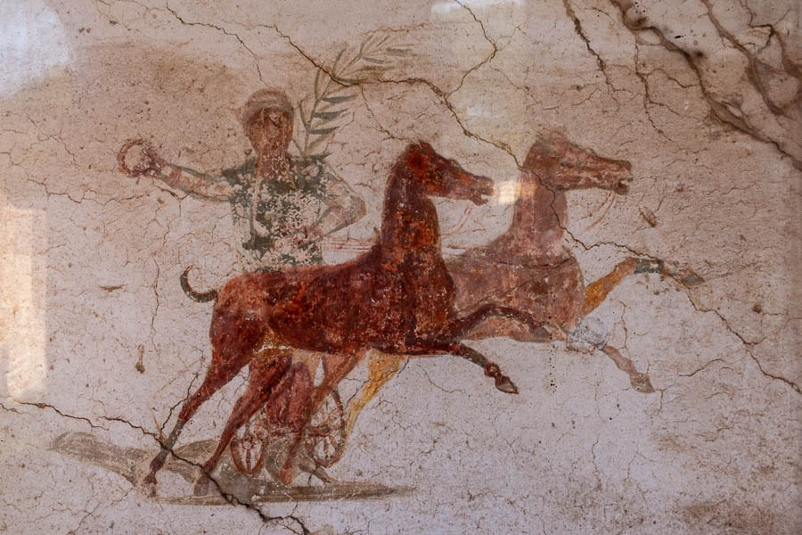Ostia Antica : thermes des Sept Sages, fresque