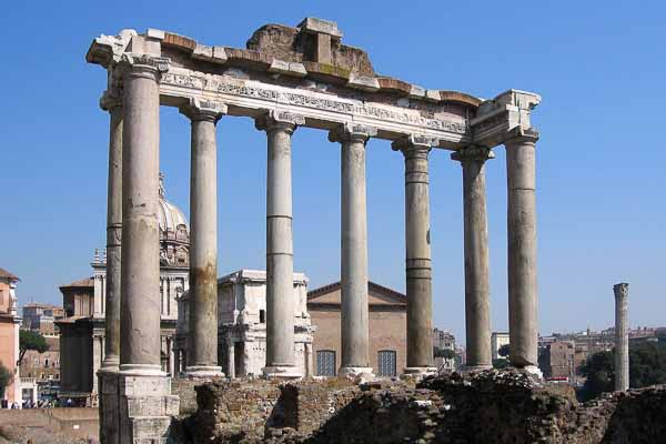 Forum : temple de Saturne