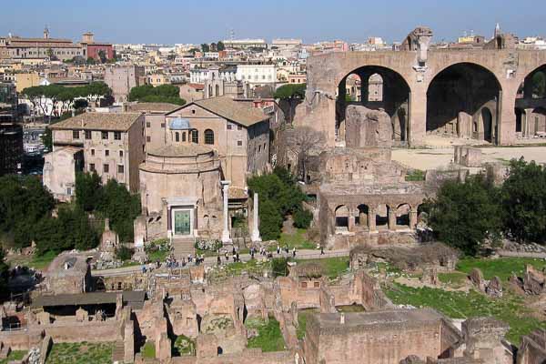 Forum depuis le Palatin