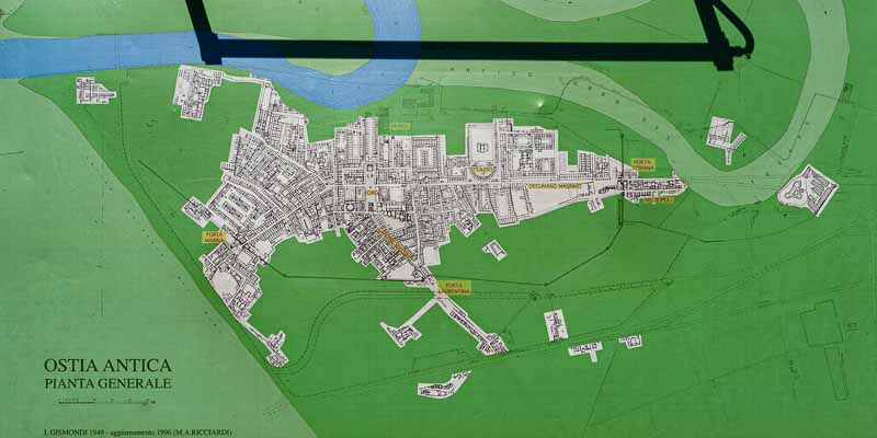 Ostia Antica : plan