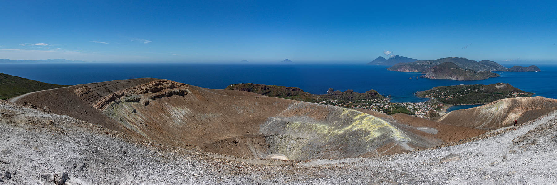 Cratère du Vulcano : sommet