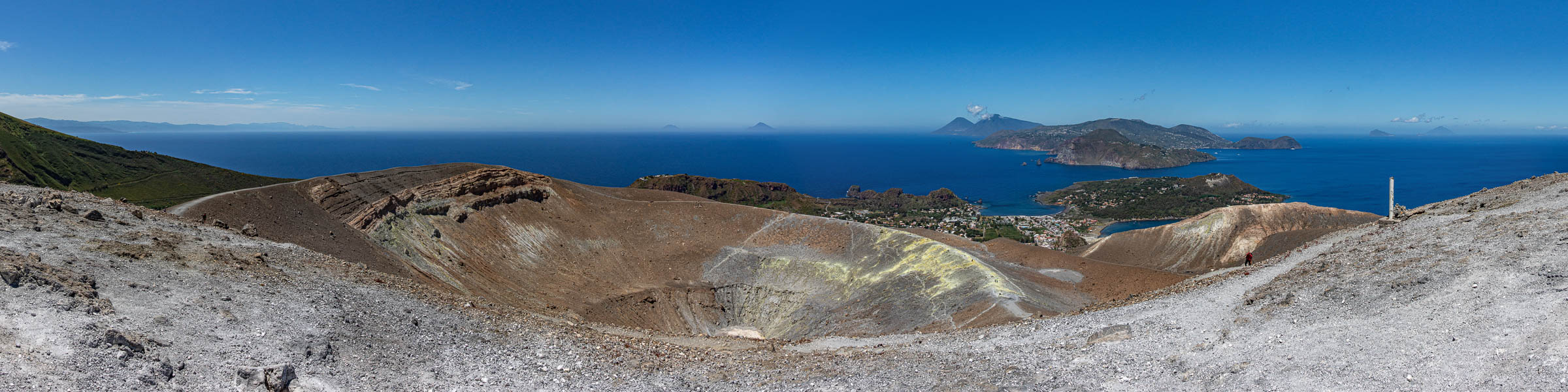 Cratère du Vulcano : sommet