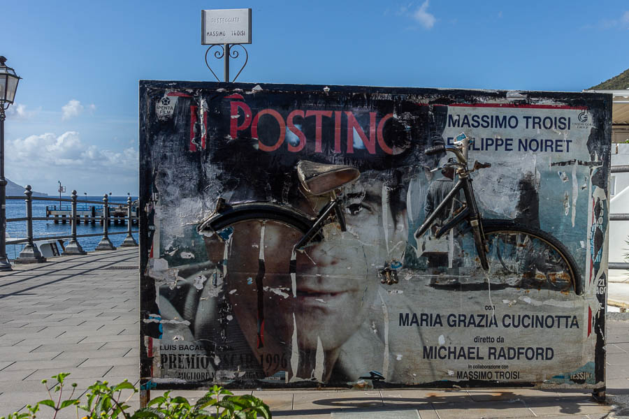 Salina, Santa Marina : le vélo de « Il Postino »
