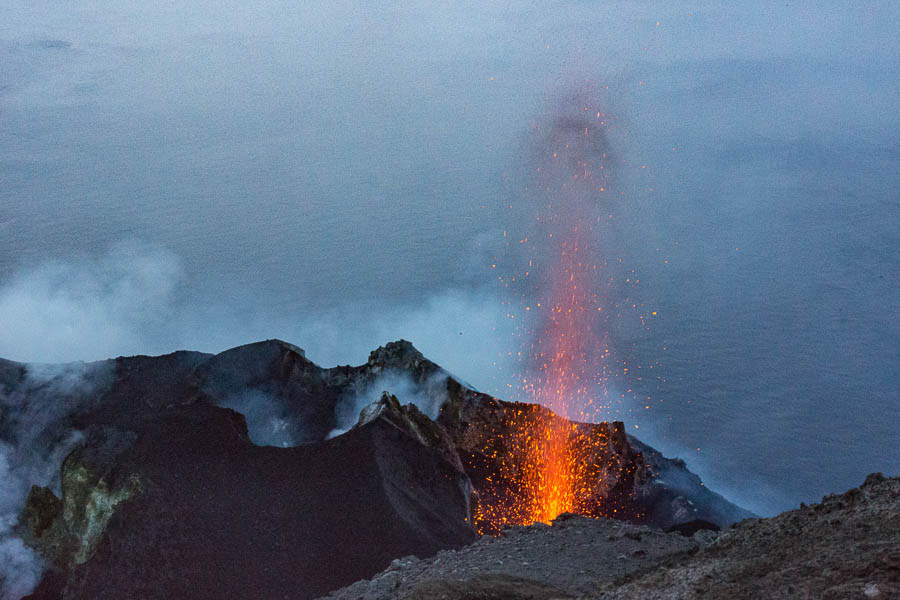 Éruption du Stromboli