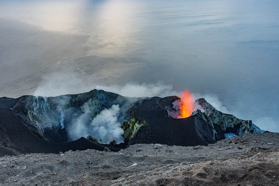 Éruption du Stromboli