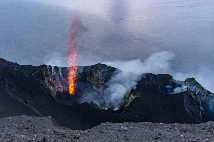 Éruption du Stromboli