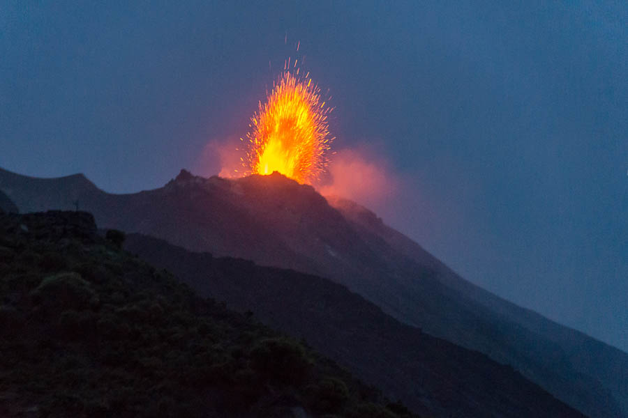 Éruption du Stromboli