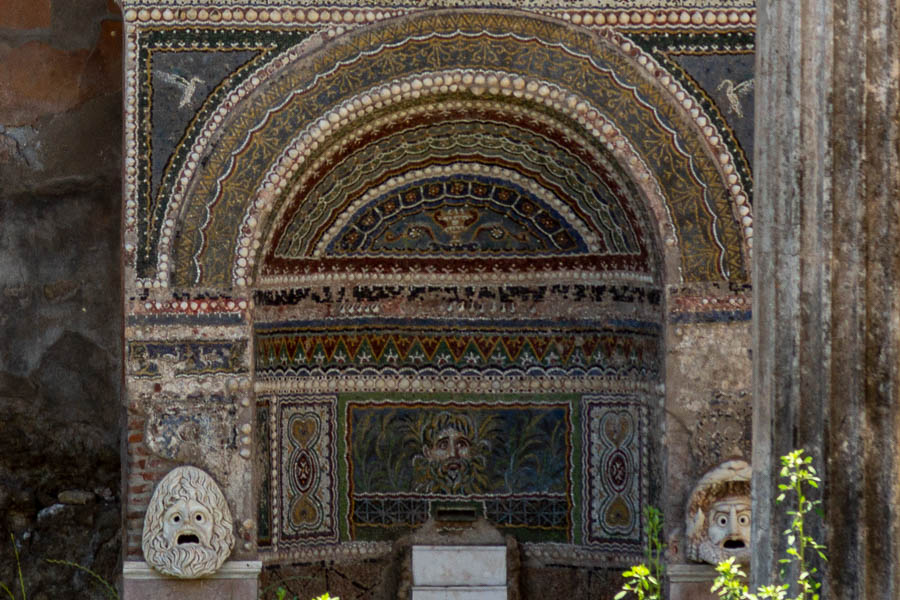 Pompéi : maison de la grande fontaine