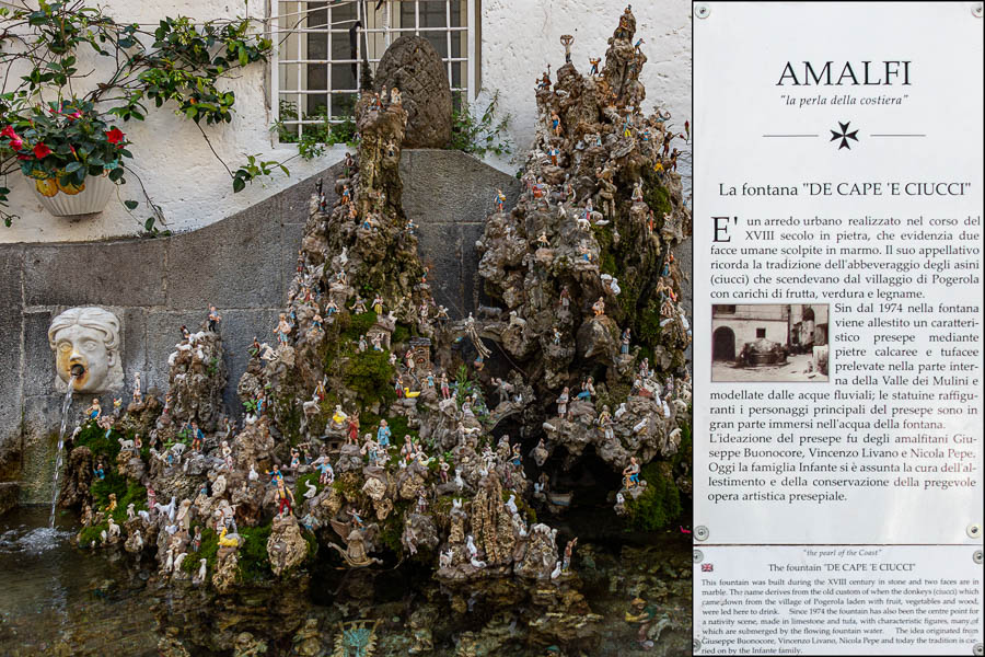 Amalfi : fontaine