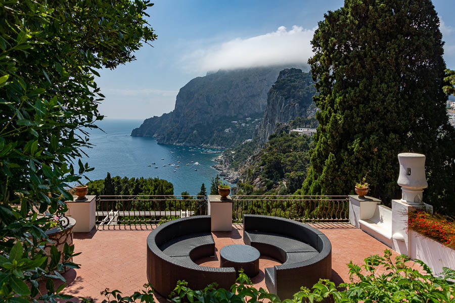 Capri : petite terrasse sympa