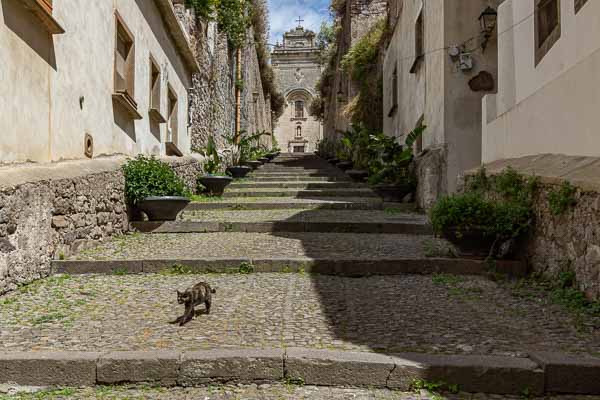 Lipari : montée vers la citadelle