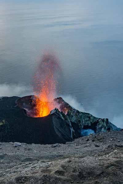 Éruption du Stromboli