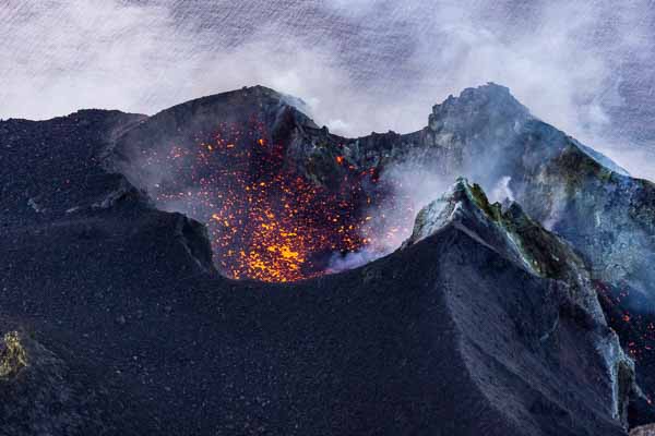 Éruption du Stromboli