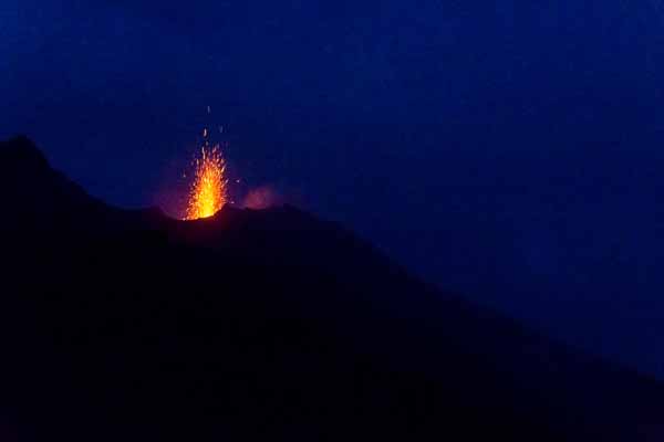 Éruption du Stromboli