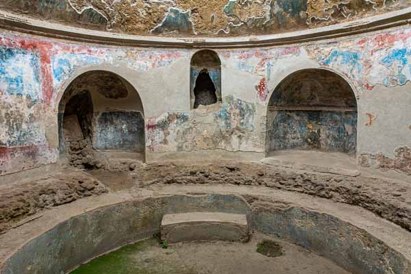 Pompéi : thermes de Stabies, frigidarium