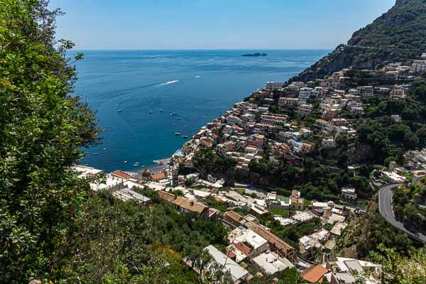 Sentier des dieux : Positano