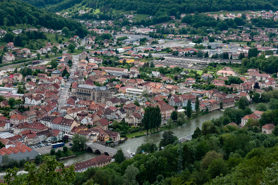 Pont-de-Roide vue des hauteurs