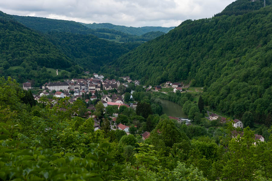 Saint-Hippolyte depuis la chapelle du Mont