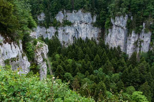 Gorges du Doubs depuis les Échelles de la Mort