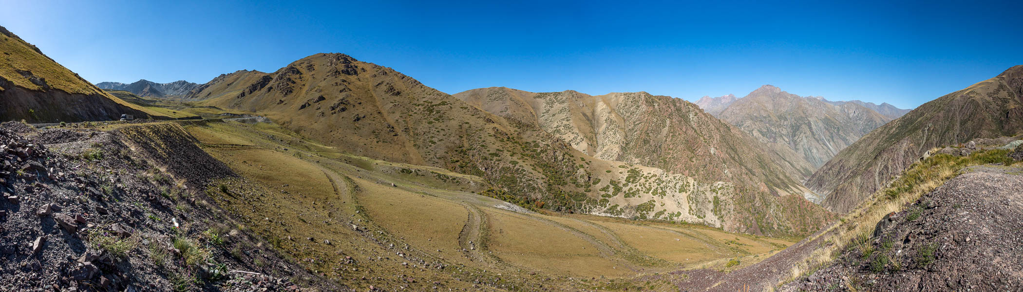 Montée vers le premier col