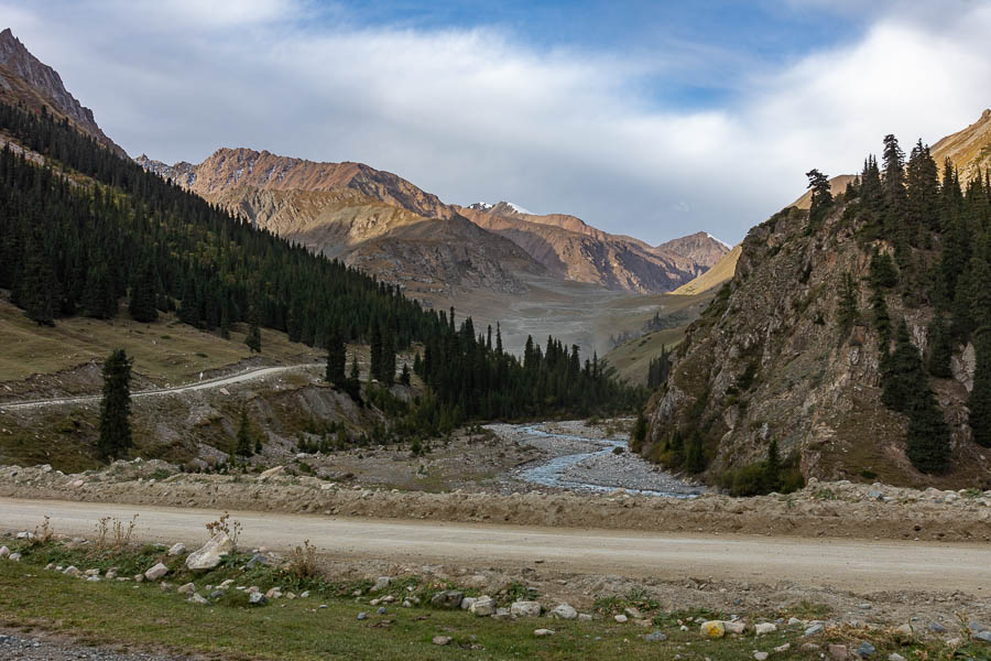 Route de la mine d'or de Kumtor