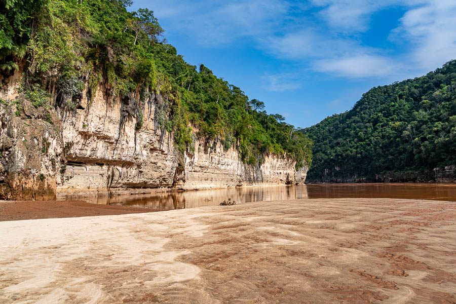 Fleuve Manambolo, gorges