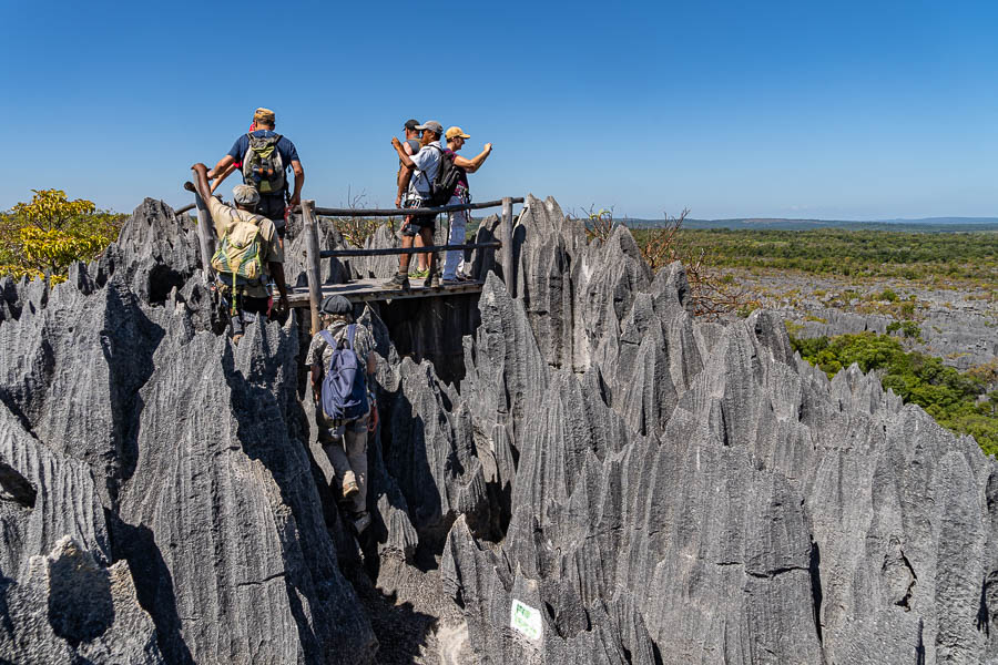 Tsingy de Bemaraha : premier belvédère