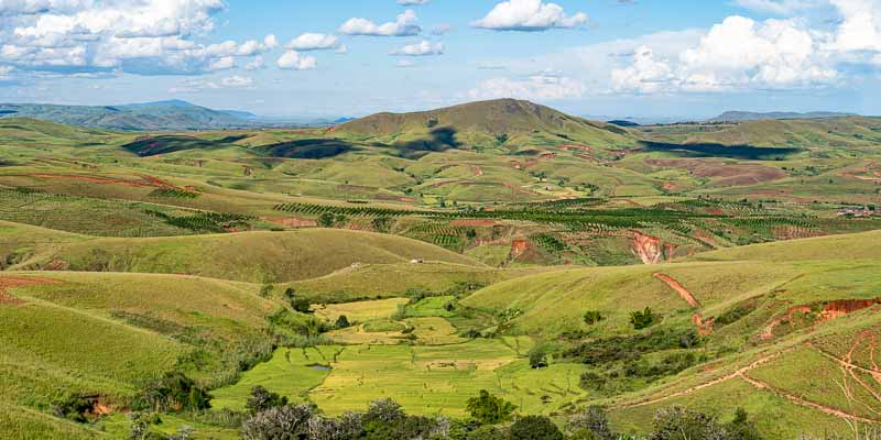 Haut plateau, rizières et orangeraies de Beambiaty