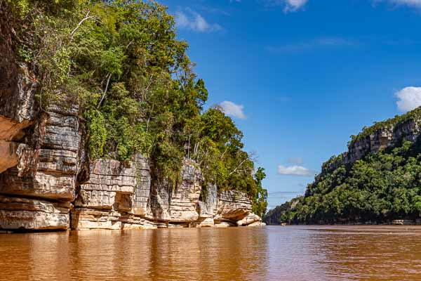 Fleuve Manambolo, gorges