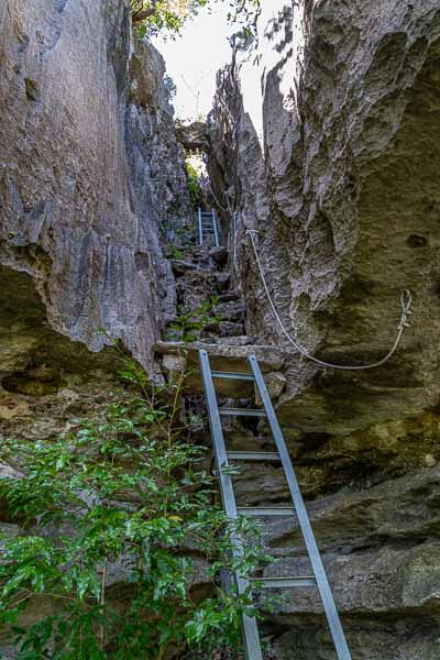 Tsingy de Bemaraha : via ferrata