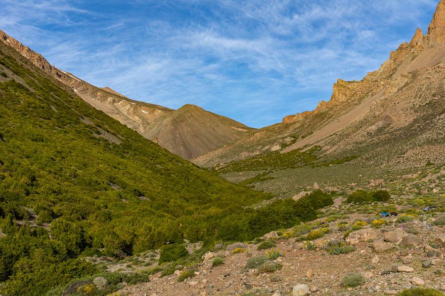 Vallée d'Ikkis, vers le col