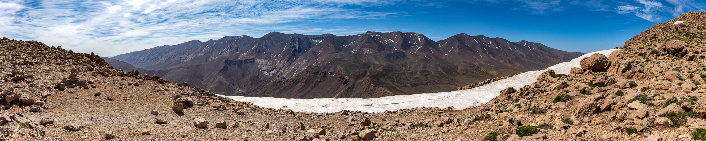 Col à 3400 m, massif du M'Goun