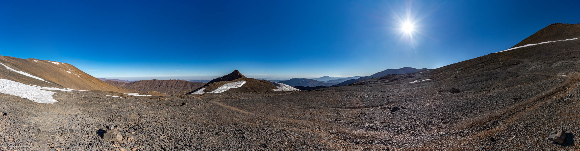 Arrivée sur la crête du M'Goun