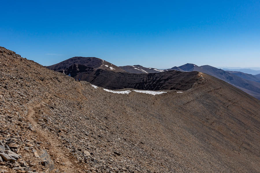Crête du M'Goun, encore 2 km jusqu'au sommet