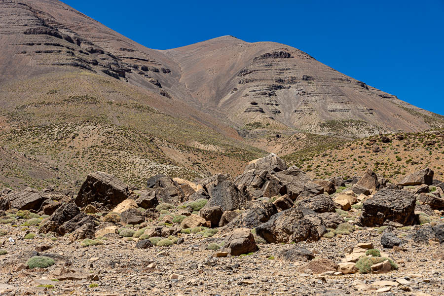 Anghomar : voie de descente