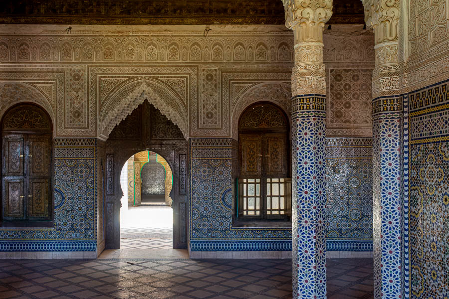 Telouet : casbah du Glaoui, salle à manger