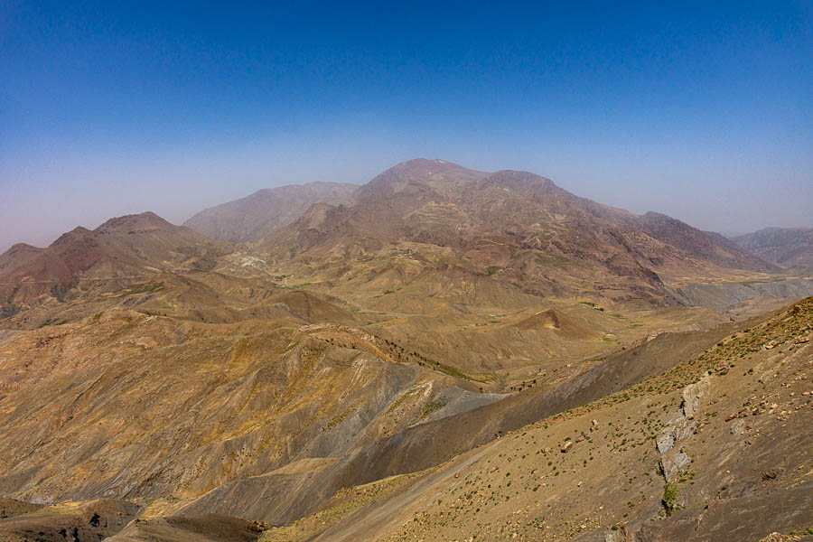 Tizi n'Tichka et Adrar Tircht dans la brume