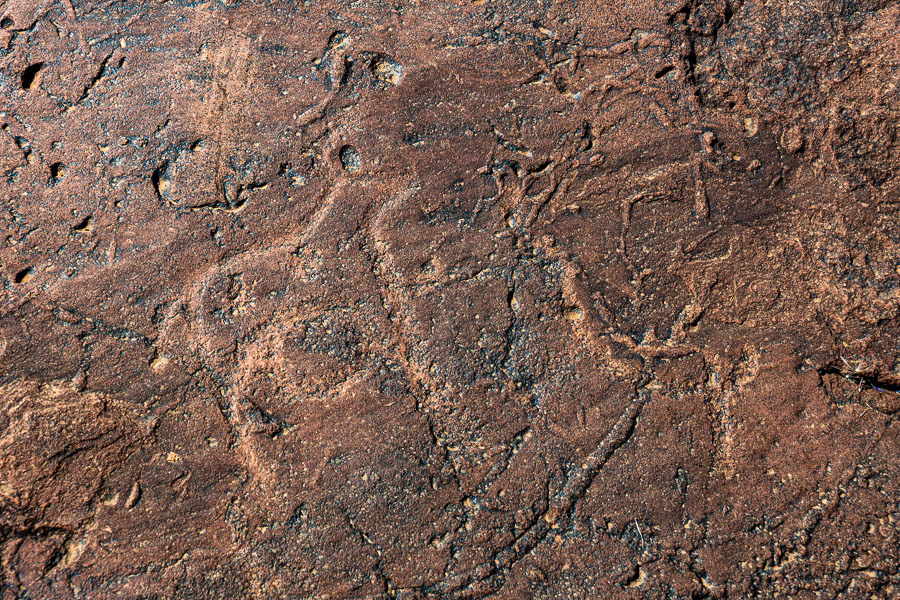 Plateau du Yagour : gravures rupestres