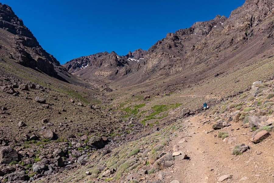 Montée vers les refuges du Toubkal