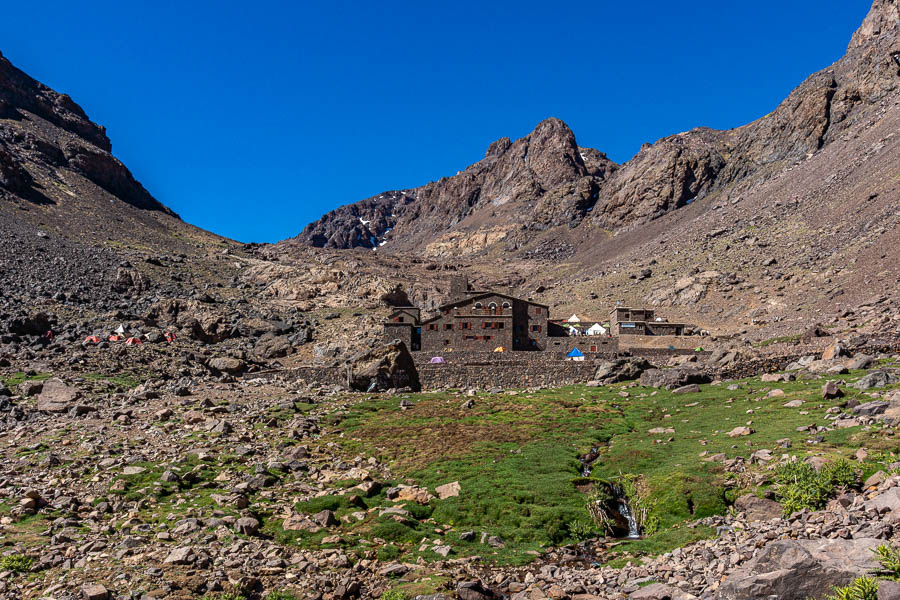Refuges du Toubkal, 3100 m