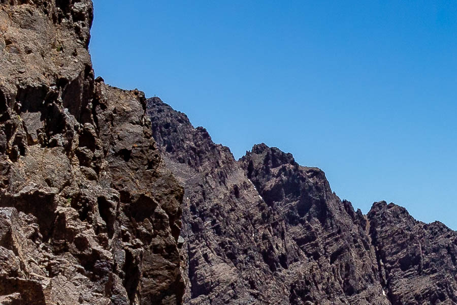 Face sud du Toubkal