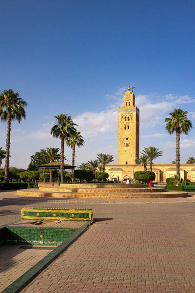 Marrakech : mosquée Koutoubia